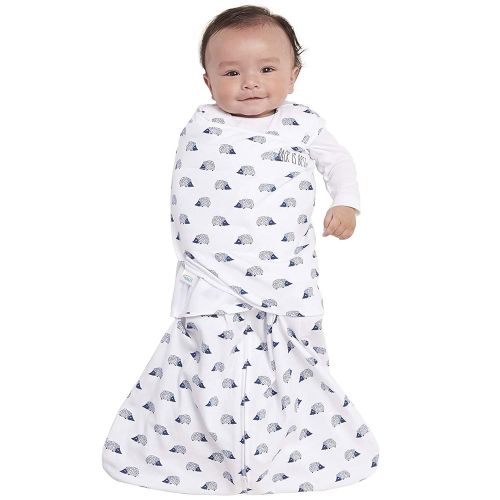  Halo Sleepsack 100% Cotton Swaddle, Heather Gray, Small