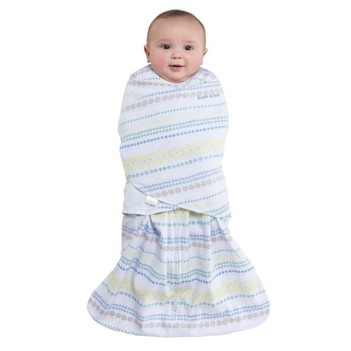  Halo Sleepsack 100% Cotton Swaddle, Heather Gray, Small