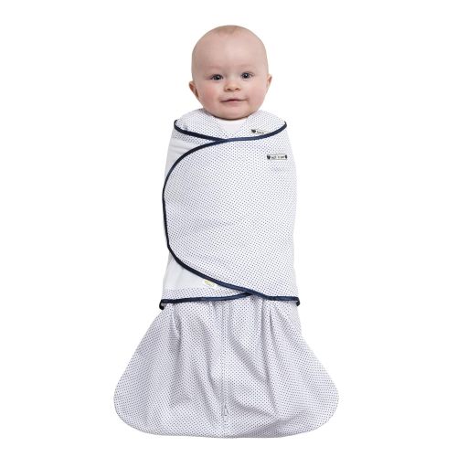  Halo Sleepsack 100% Cotton Swaddle, Heather Gray, Small