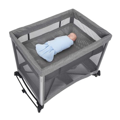  Halo HALO 3-in-1 DreamNest Rocking Bassinet, Portable Crib, Travel Cot with Breathable Mesh Mattress