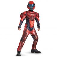 HALO Halo Boys Red Spartan Classic Muscle Che