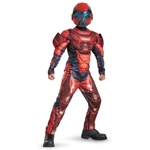  HALO Halo Boys Red Spartan Classic Muscle Che