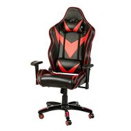 Halter Pro League Gaming Chair - Racing Game Chair wAdjustable Height & Reclining Ergonomic Backrest - Headrest & Lumber Support wPillows Supports Up to 380 Lbs - Black & Red