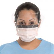 Halyard Health Halyard Fog-Free Procedure Mask, So Soft Lining, Wrap Around Visor 41803