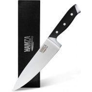 HamZa Distribution Hamza Professional Chef Knife (8 Inch) German Stainless-Steel Cutlery | Cooking, Food Prep, Sous Vide | Kitchen Cutlery w/ Razor Sharp Precision, Ergonomic Balance