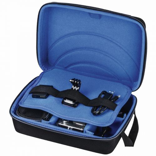  Hardcase/Koffer Hama Bow 130, schwarz(mit Harter Schale, fuer GoPro, Schwarz, Eva staubabweisend, resistent gegen Strahlen)