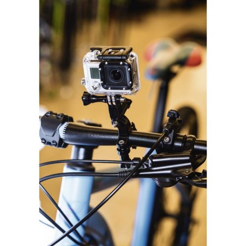  Hama Stangenbefestigung fuer GoPro Kamera (1,6-4 cm) schwarz