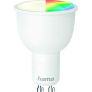 [아마존 핫딜]  [아마존핫딜]Hama E27 Wi-Fi LED-Lampe, 10 Watt, ohne Hub, dimmbar, steuerbar via Alexa/Google Home/App/IFTTT, 2,4GHz, RGB Farbwechsel, 2700K, warmweiss, WLAN Lampe, Echo Dot/Echo Spot/Echo Plus/