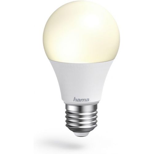  [아마존 핫딜]  [아마존핫딜]Hama E27 Wi-Fi LED-Lampe, 10 Watt, ohne Hub, dimmbar, steuerbar via Alexa/Google Home/App/IFTTT, 2,4GHz, RGB Farbwechsel, 2700K, warmweiss, WLAN Lampe, Echo Dot/Echo Spot/Echo Plus/