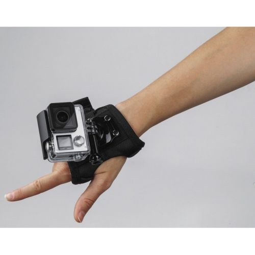  Hama Hand Strap (Large, Adjustable Velcro Closure, Rotates 360 ° for GoPro Actioncam) S