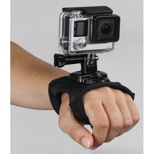  Hama Hand Strap (Large, Adjustable Velcro Closure, Rotates 360 ° for GoPro Actioncam) S