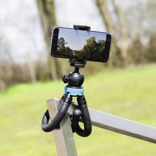  Hama Flexpro Tripod for Smartphone, GoPro and Photo Cameras, 27 cm Blue