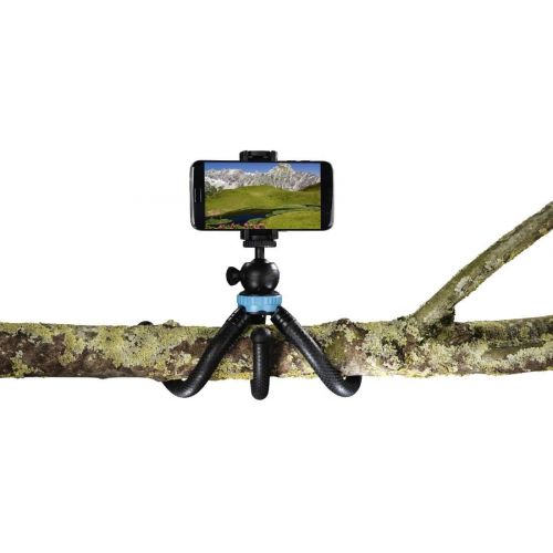 Hama Flexpro Tripod for Smartphone, GoPro and Photo Cameras, 27 cm Blue