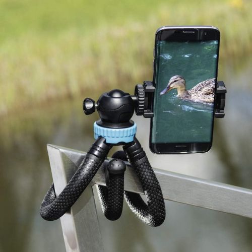  Hama Flexpro Tripod for Smartphone, GoPro and Photo Cameras, 27 cm Blue