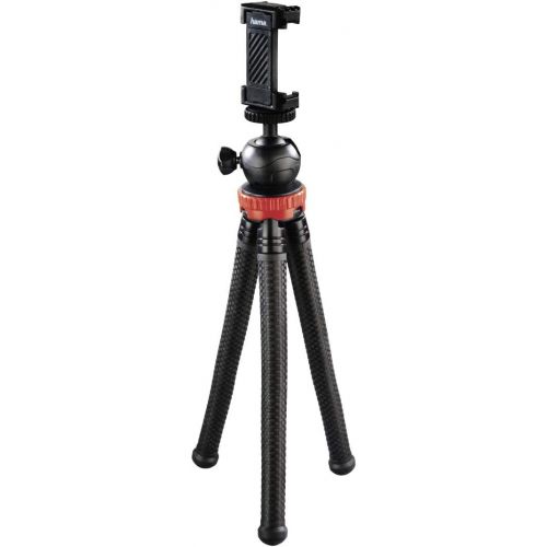  Hama Flexpro Tripod for Smartphone, GoPro and Photo Cameras, 27 cm Red