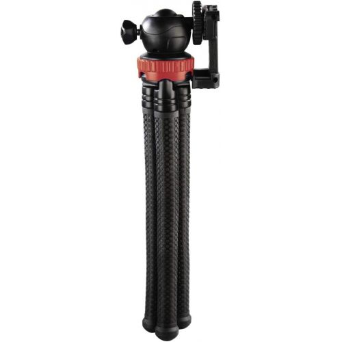  Hama Flexpro Tripod for Smartphone, GoPro and Photo Cameras, 27 cm Red