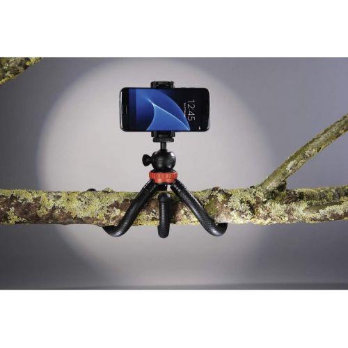  Hama Flexpro Tripod for Smartphone, GoPro and Photo Cameras, 27 cm Red