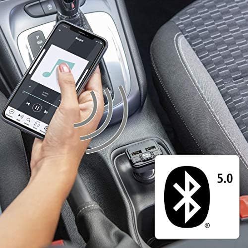  [아마존베스트]-Service-Informationen Hama Bluetooth FM Transmitter for Car Radio with Car Charger, Hands-Free Kit (Car Adapter for Cigarette Lighter Socket with Connections for MicroSD, USB Stick and QC 3.0 for Chargi