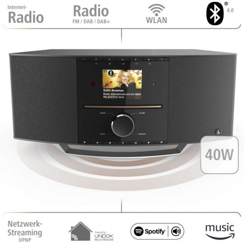  [아마존베스트]-Service-Informationen Hama Internet Radio with CD Player and DAB+