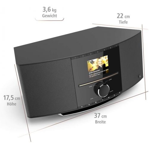  [아마존베스트]-Service-Informationen Hama Internet Radio with CD Player and DAB+