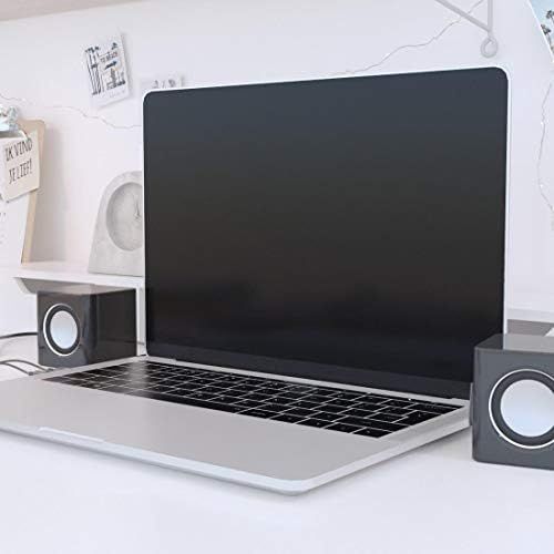  [아마존베스트]Hama Sonic Mobil 185 Laptop Speaker for PC, Laptop, Smartphone or Tablet with 3.5 mm Jack Plug Black / Silver