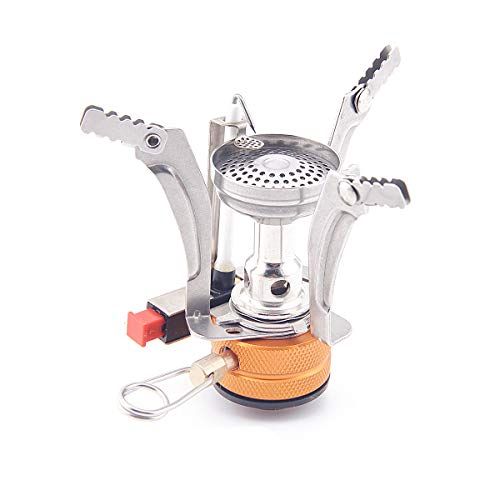  Hamans Ultralight Backpacking Stove Portable Camping Stove with Piezo Ignition perfect for camping, hiking and backpacking trips