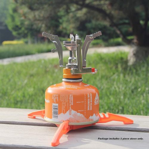  Hamans Ultralight Backpacking Stove Portable Camping Stove with Piezo Ignition perfect for camping, hiking and backpacking trips