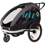 Hamax Traveller Two Seat Child Bike Trailer + Stroller