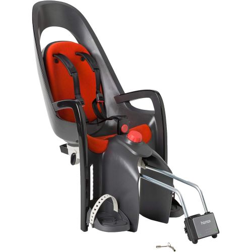  [아마존베스트]Hamax Caress Rear Child Bike Seat - Frame Mount, Ultra-Shock Absorbing, Adjustable to Fit Kids (Baby Through Toddler) 9 mo - 48.5 lb.