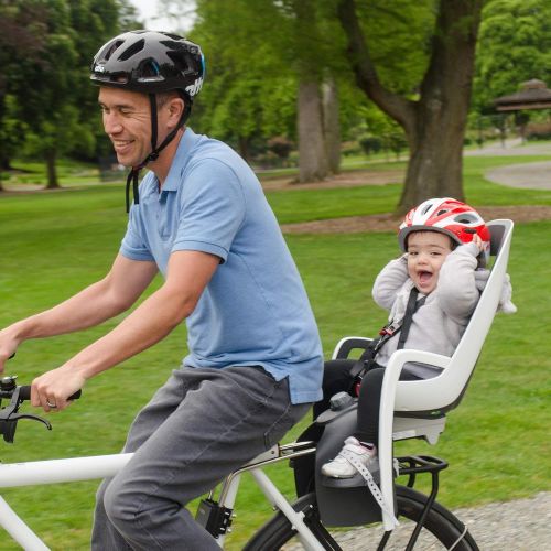  [아마존베스트]Hamax Caress Rear Child Bike Seat - Frame Mount, Ultra-Shock Absorbing, Adjustable to Fit Kids (Baby Through Toddler) 9 mo - 48.5 lb.