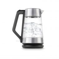 OXO On Cordless Glass Electric Kettle, Stainless Steel