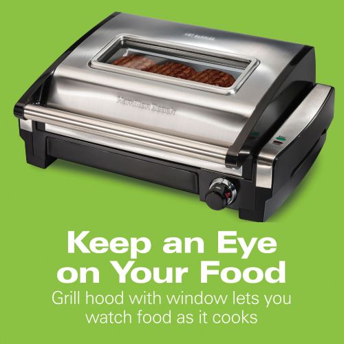  Hamilton Beach Searing Grill with Lid Viewing Window | Model# 25361