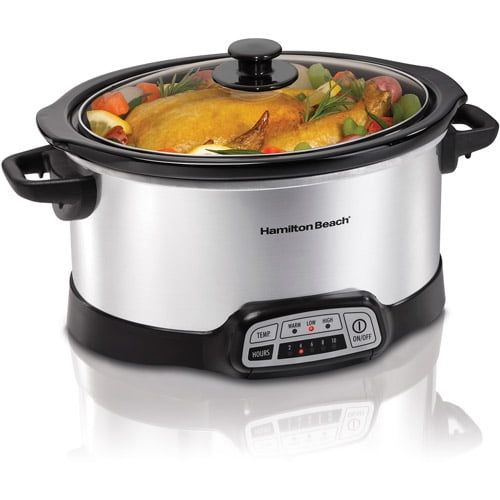  Hamilton Beach 6-Quart Programmable Slow Cooker | Model# 33463