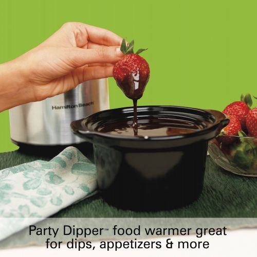  Hamilton Beach 7 Quart Stay or Go Programmable Slow Cooker with Party Dipper #33477