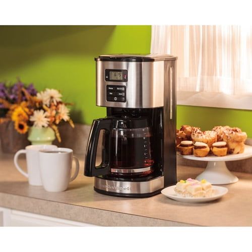  Hamilton Beach Digital 12 Cup Programmable Coffee Maker | Model# 49618