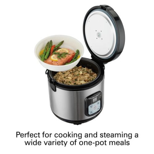  Silva Restaurant and Kitchen Tools Hamilton Beach 8-Cup Rice Cooker and Steamer, Model# 37519