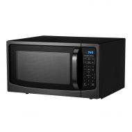 [아마존베스트]Hamilton Beach 1.6 Cu.ft Black Stainless Steel Digital Microwave Oven