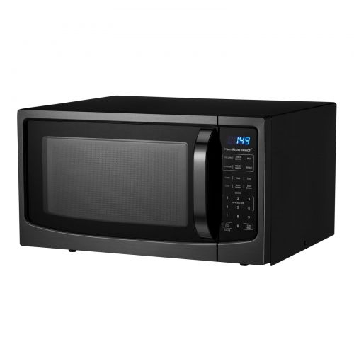  Hamilton Beach 1.6 Cu.ft Black Stainless Steel Digital Microwave Oven