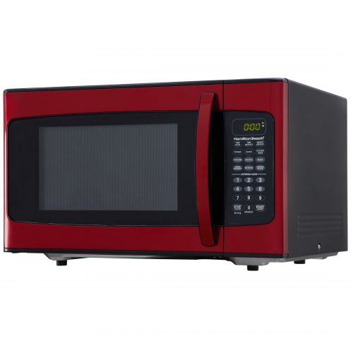  Hamilton Beach 1.1 Cu. Ft. Red Microwave