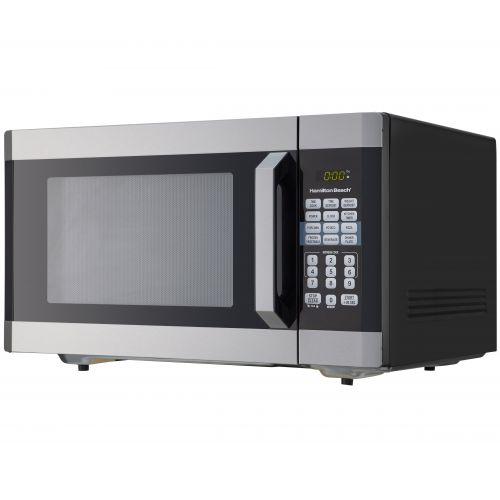  Hamilton Beach 1.6 Cu. Ft. Digital Microwave Oven, Stainless Steel