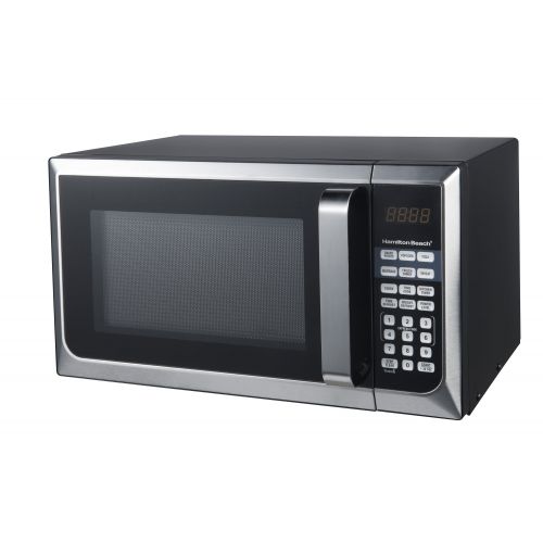  Hamilton Beach 0.9 Cu. Ft. Stainless Steel Countertop Microwave Oven
