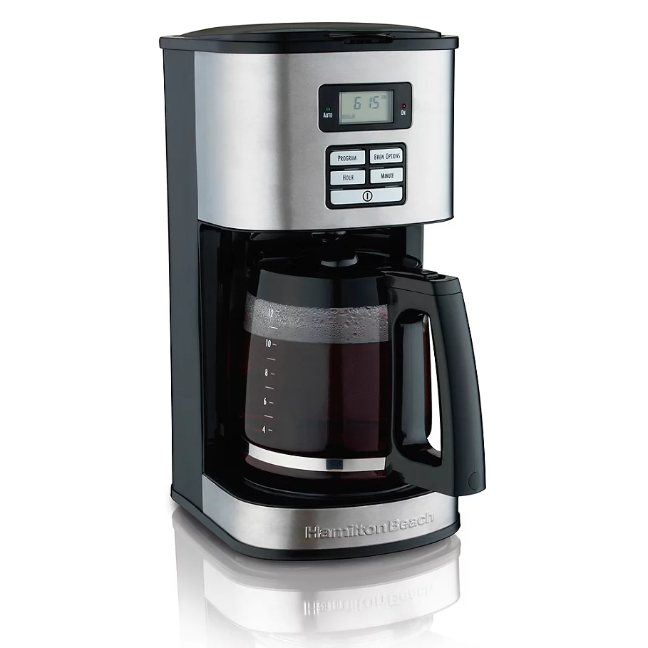 Hamilton Beach 12-Cup Programmable Coffee Maker in Black