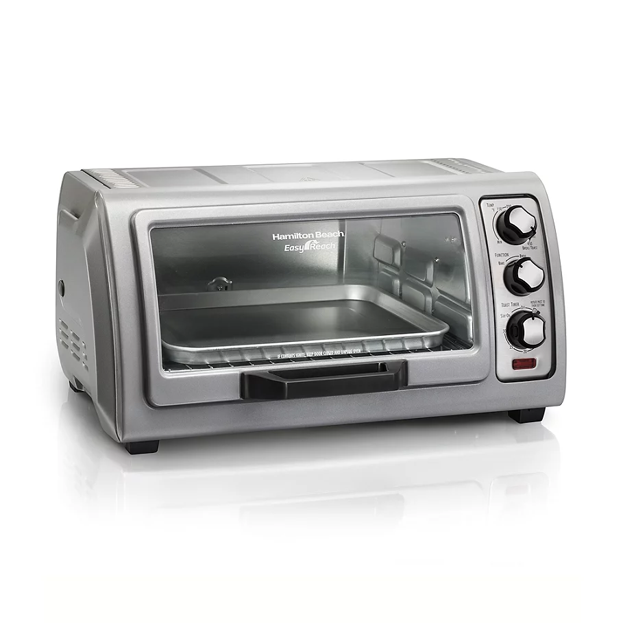 /Hamilton Beach Easy Reach™ 6-Slice Toaster Oven with Roll-Top Door
