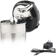 Hamilton Beach Walk 'n Cut Electric Can Opener for Kitchen, Use On Any Size, Automatic and Hand-Free, Cordless & Rechargeable, Easy Clean Removable Blade, Black (76501G)