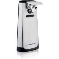 Hamilton Beach Electric Automatic Can Opener with Easy-Clean Detachable Cutting Lever, Cord Storage, Knife Sharpener, Brushed Stainless Steel