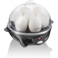 Hamilton Beach 3-in-1 Electric Egg Cooker for Hard Boiled Eggs, Poacher, Omelet Maker & Vegetable Steamer, Holds 7, Black (25507)