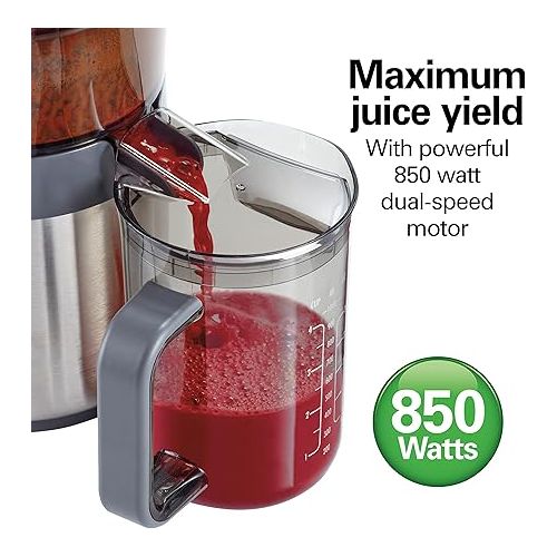  Hamilton Beach Juicer Machine, Centrifugal Extractor, Big Mouth 3