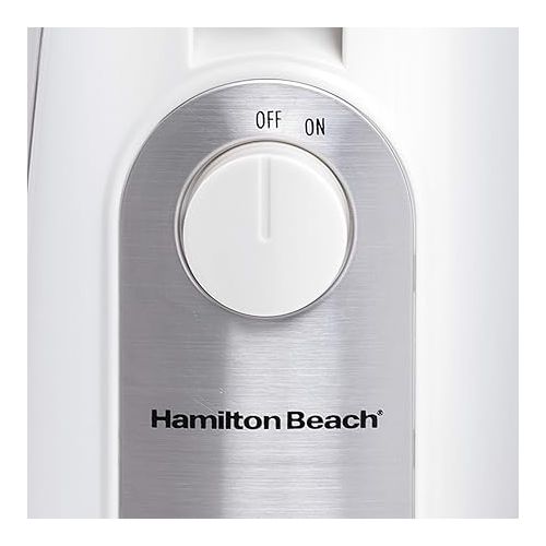  Hamilton Beach 67702 Juicer Machine, Big Mouth Large 3” Feed Chute for Whole Fruits and Vegetables, Easy to Clean, Centrifugal Extractor, BPA Free, 800W Motor, White