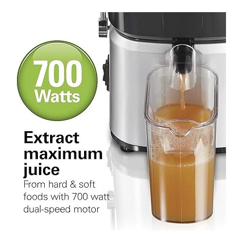  Hamilton Beach Juicer Machine, Centrifugal Extractor, Big Mouth 3