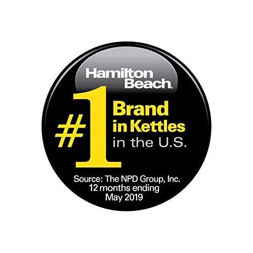  [아마존 핫딜]  [아마존핫딜]Hamilton Beach Compact Glass Kettle, 1 Liter (40930)